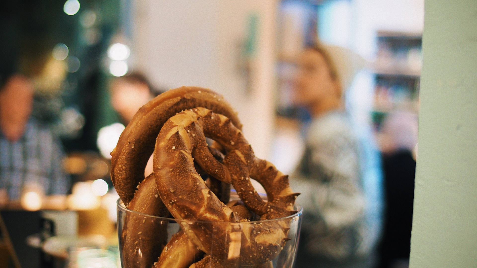 Pretzels In A Wine Glass