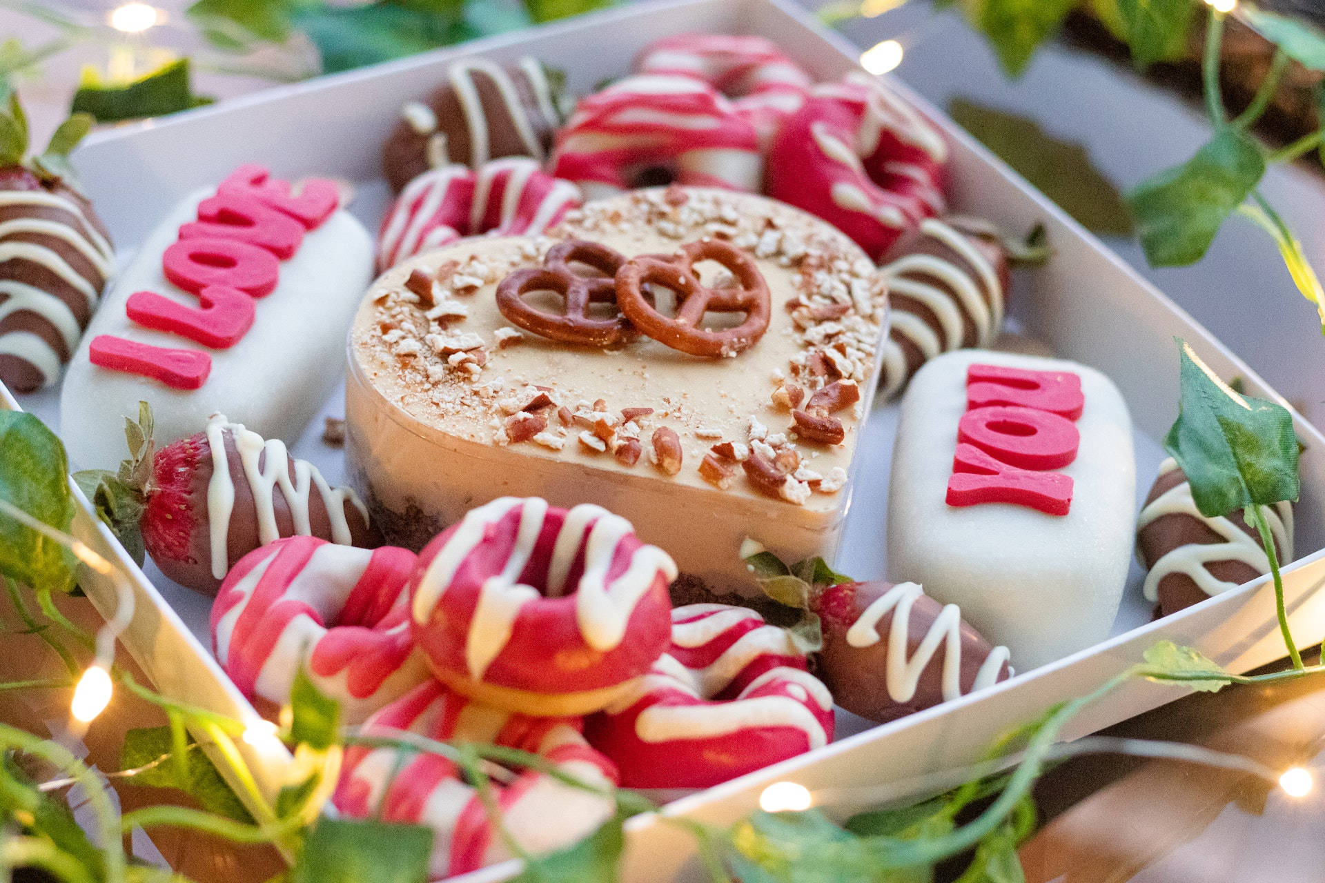 Pretzels On A Cake