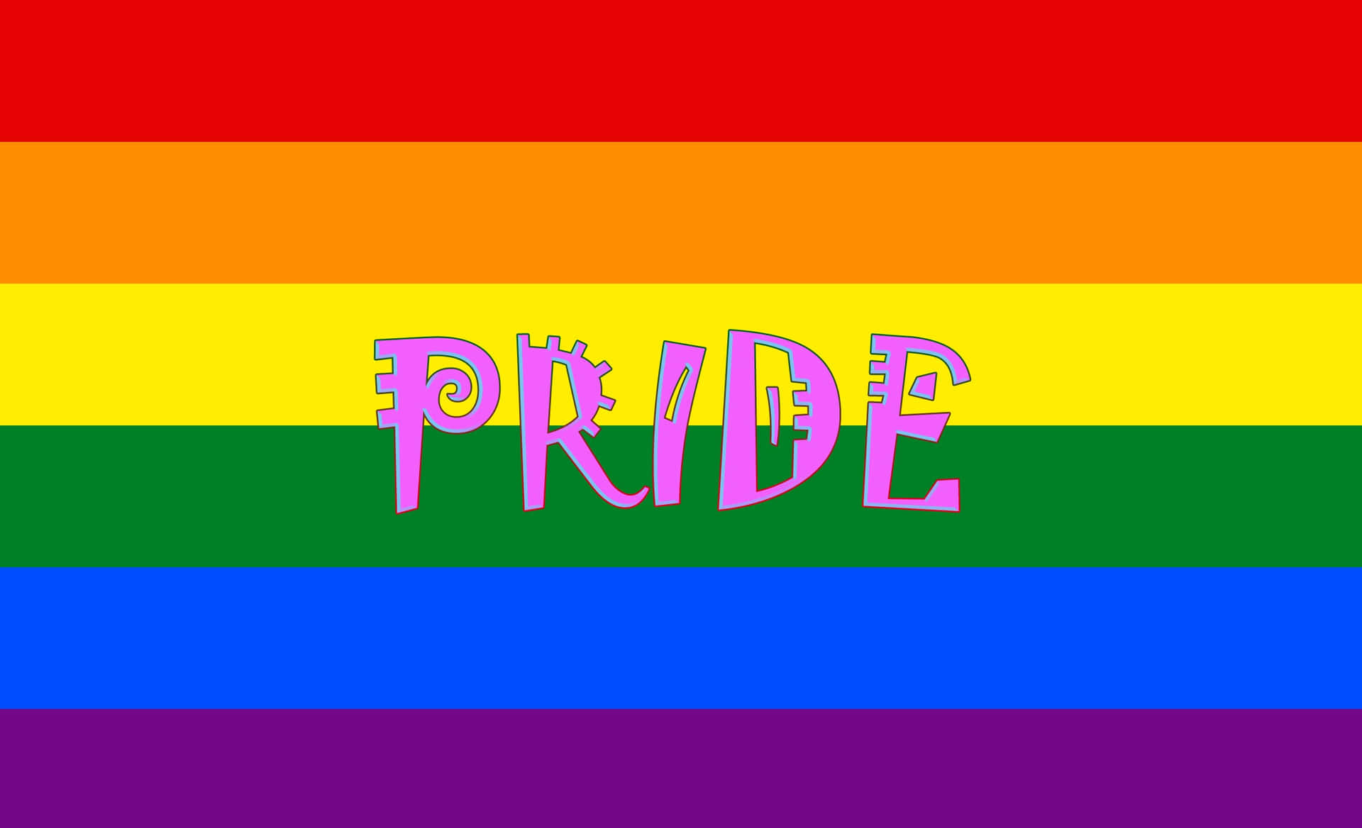 Pride Desktop Colorful Flag Background