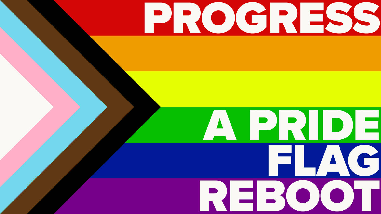 Pride Flag Progress Reboot Background