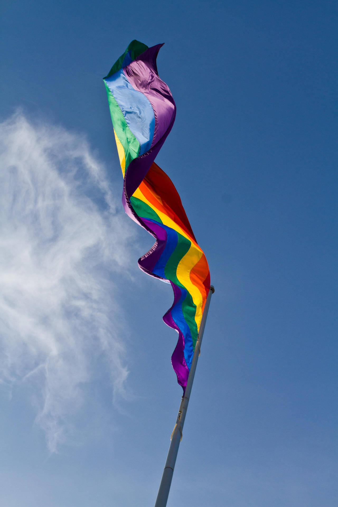 Pride Flag Vertical Background