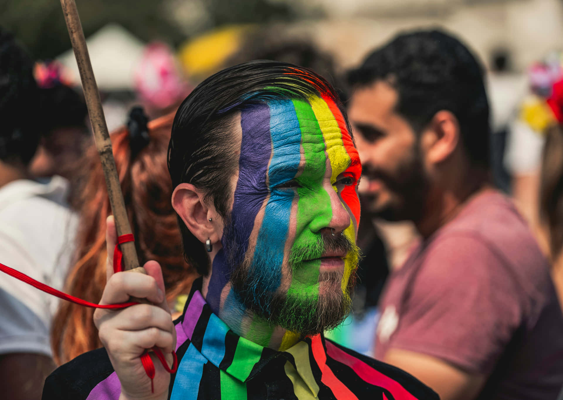 Pride_ March_ Rainbow_ Face_ Paint