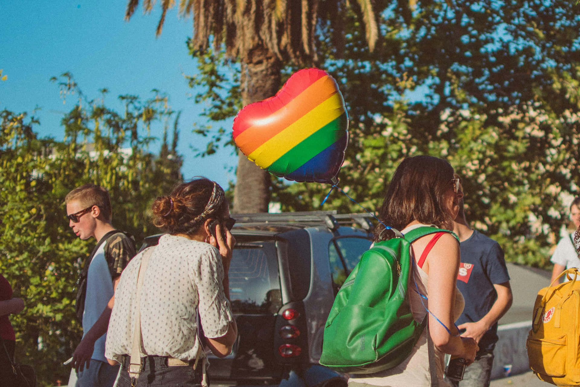 Pride Month Celebration Balloon Background