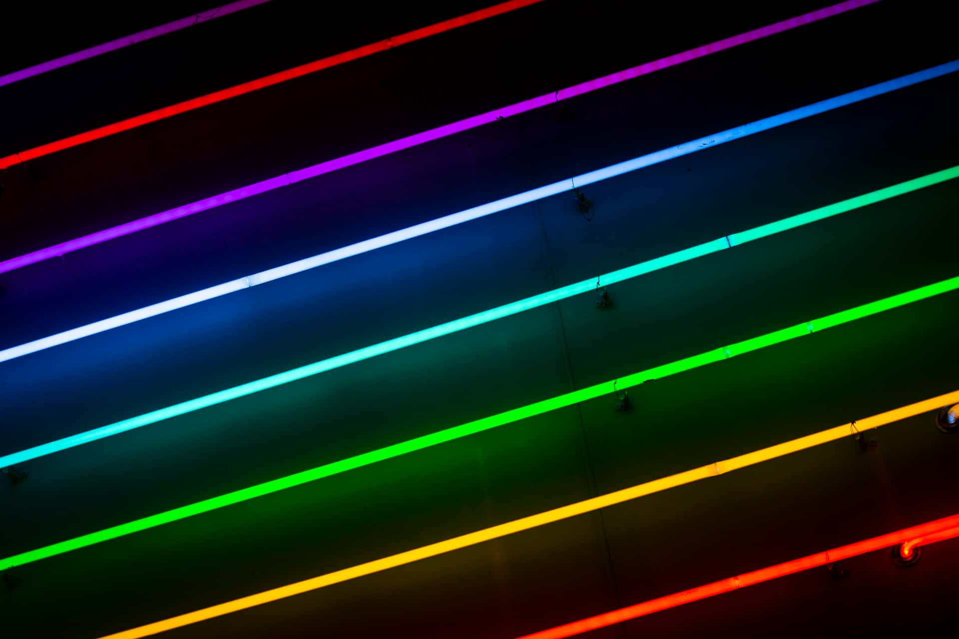 Pride Month_ Colorful Light Stripes Background