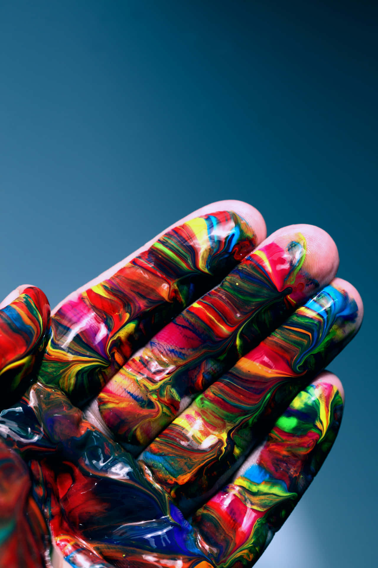 Pride Painted Hand.jpg Background