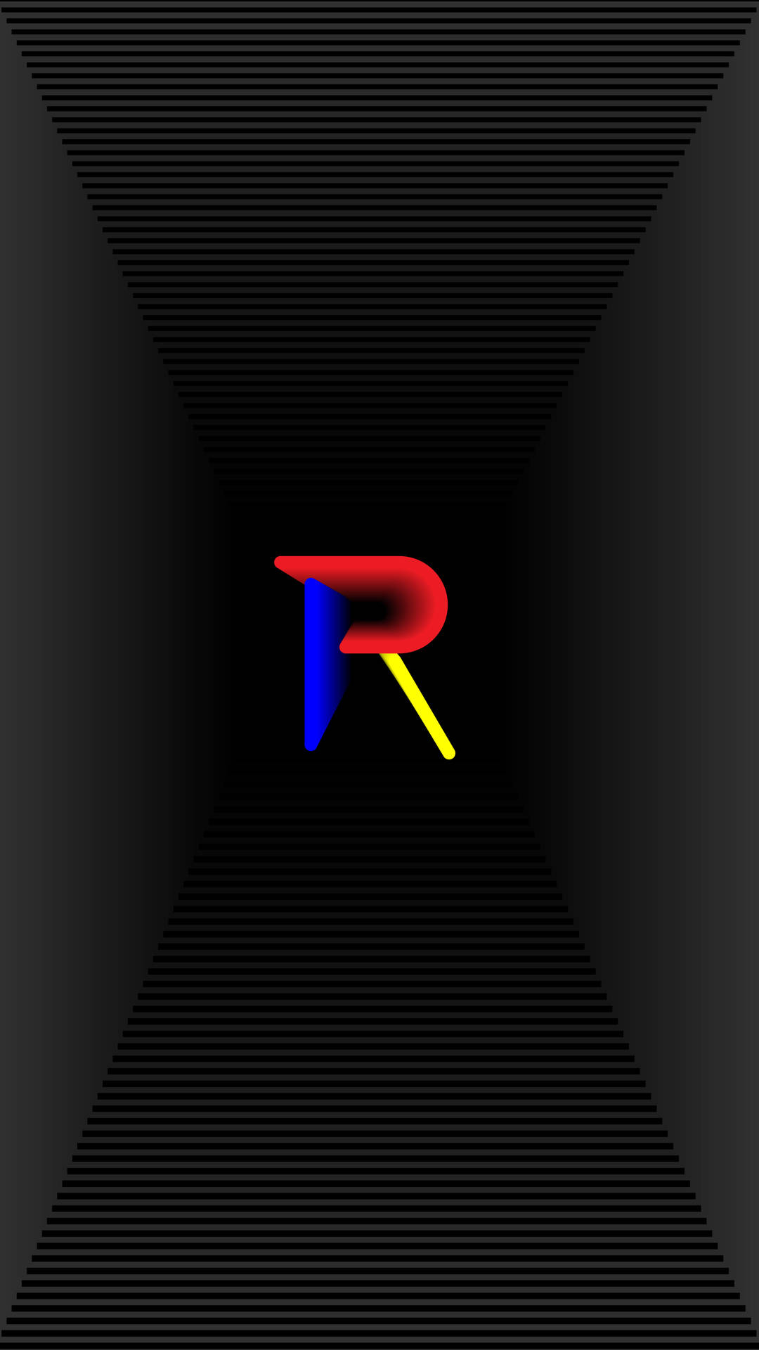 Primary Colored R Alphabet Background