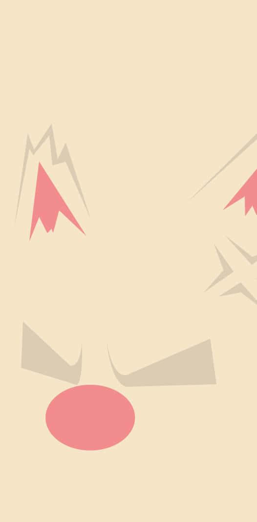 Primeape Pokemon Minimalist Illustration Up-close Background