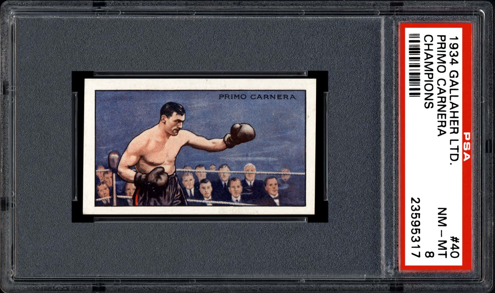 Primo Carnera 1934 Psa Gallaher Ltd Champions Collector Card