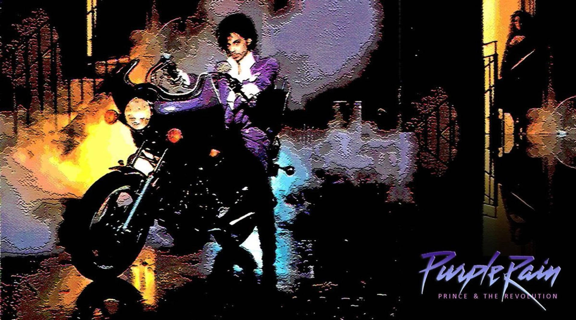 Prince Album Filtered Art Background