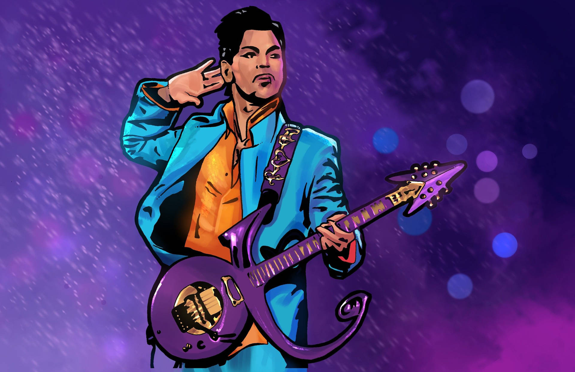 Prince Cartoon Art Background