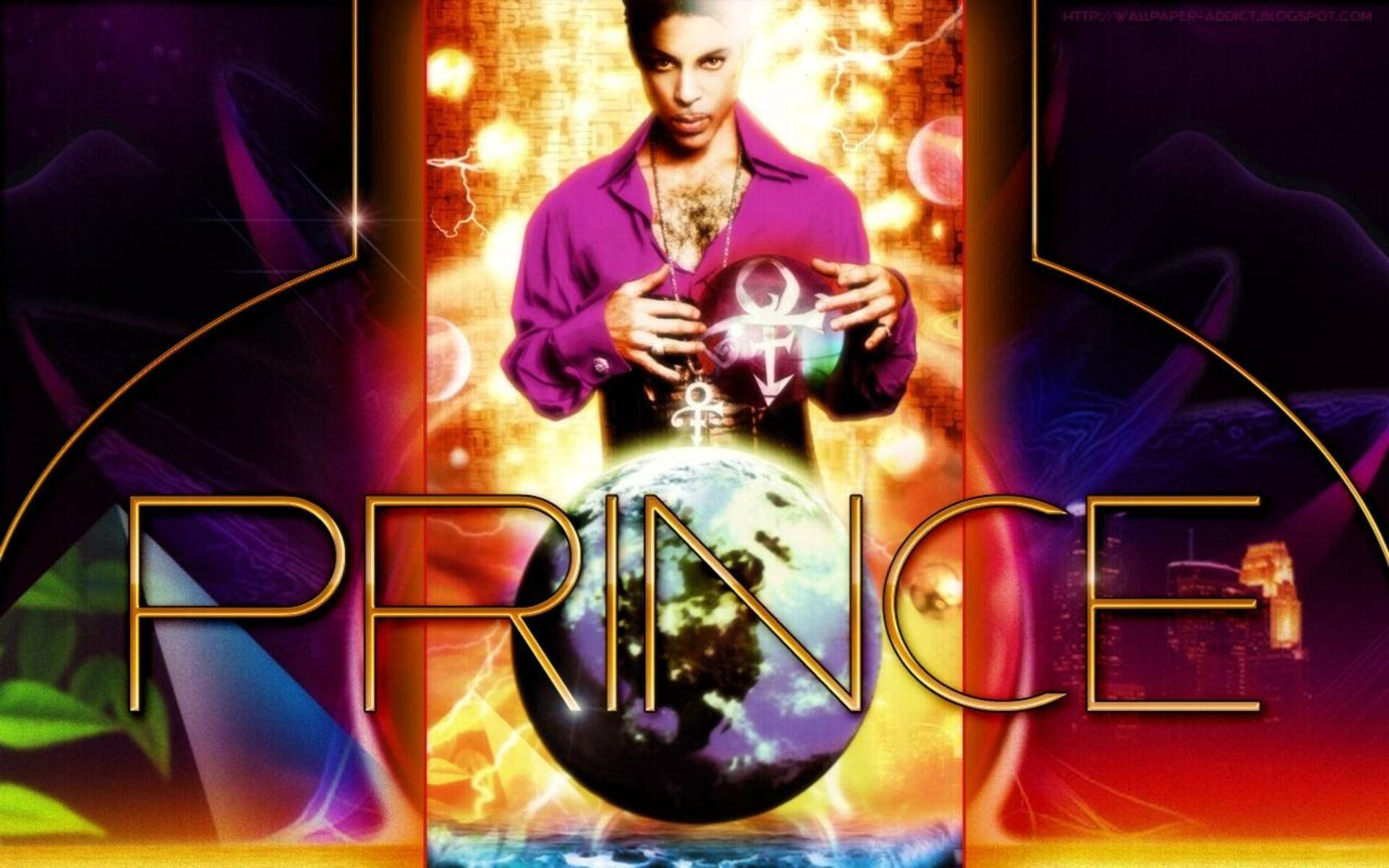 Prince Colorful Digital Art Background