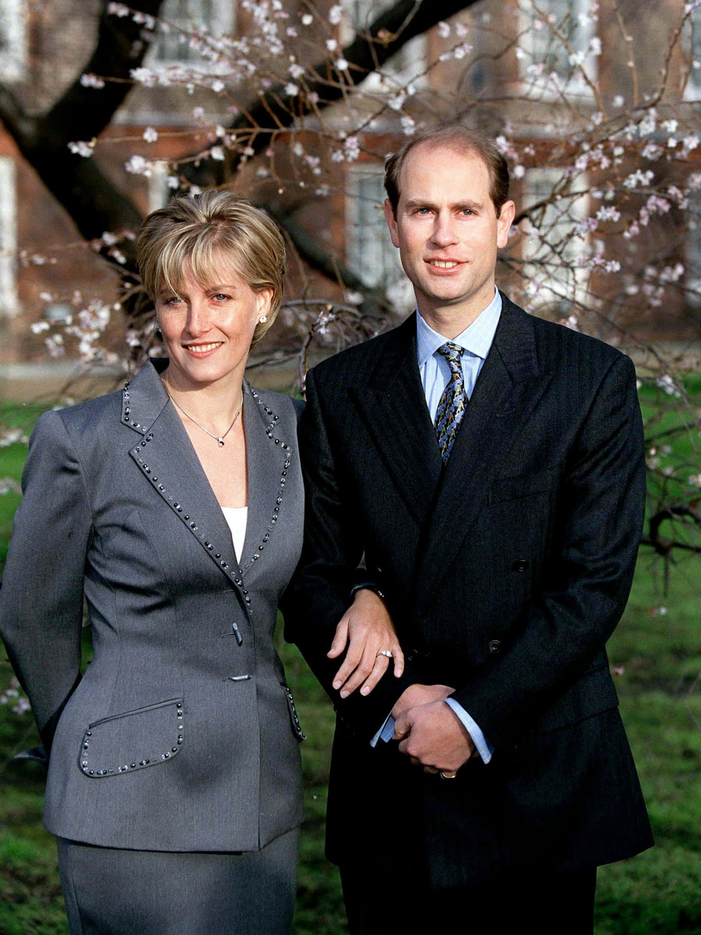 Prince Edward And Beautiful Wife Background