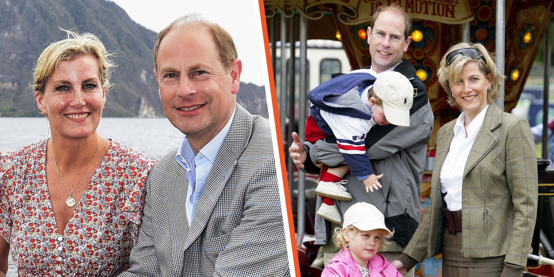 Prince Edward Family Collage Background