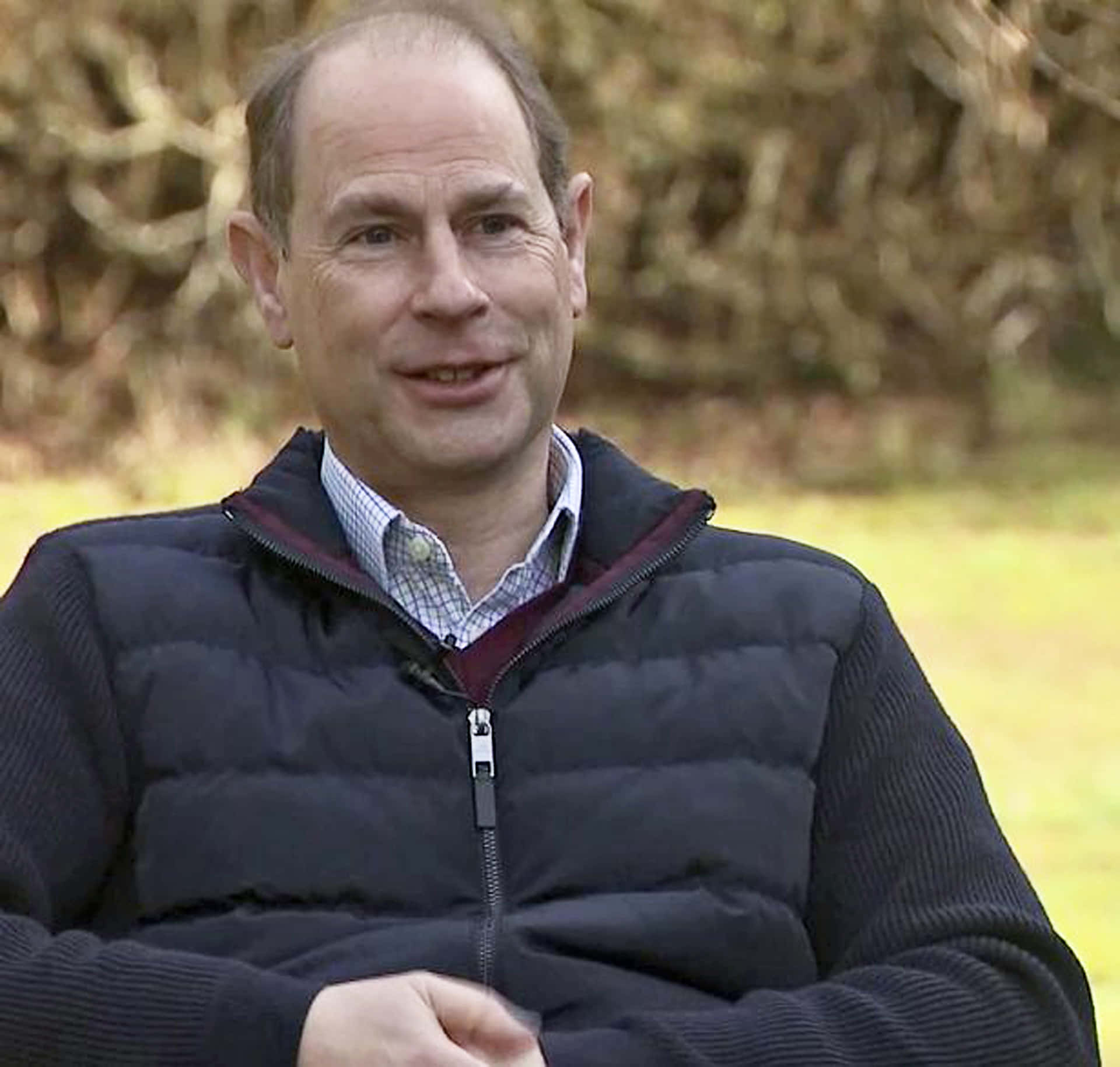 Prince Edward In Black Jacket Background