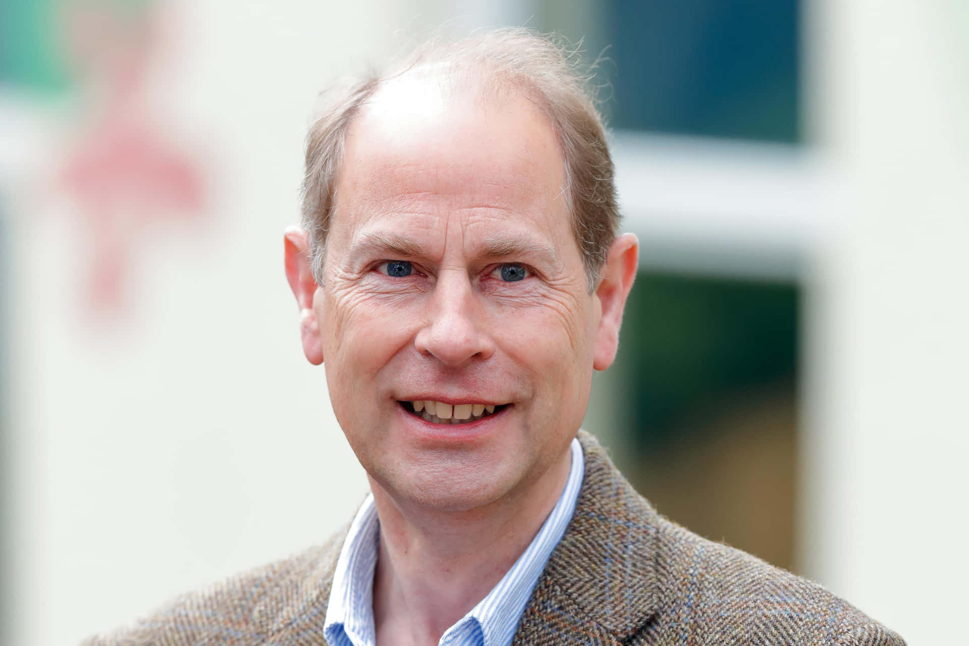 Prince Edward In Gray Background