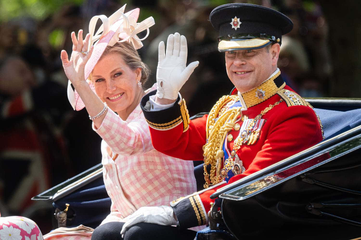 Prince Edward In Royal Parade Background