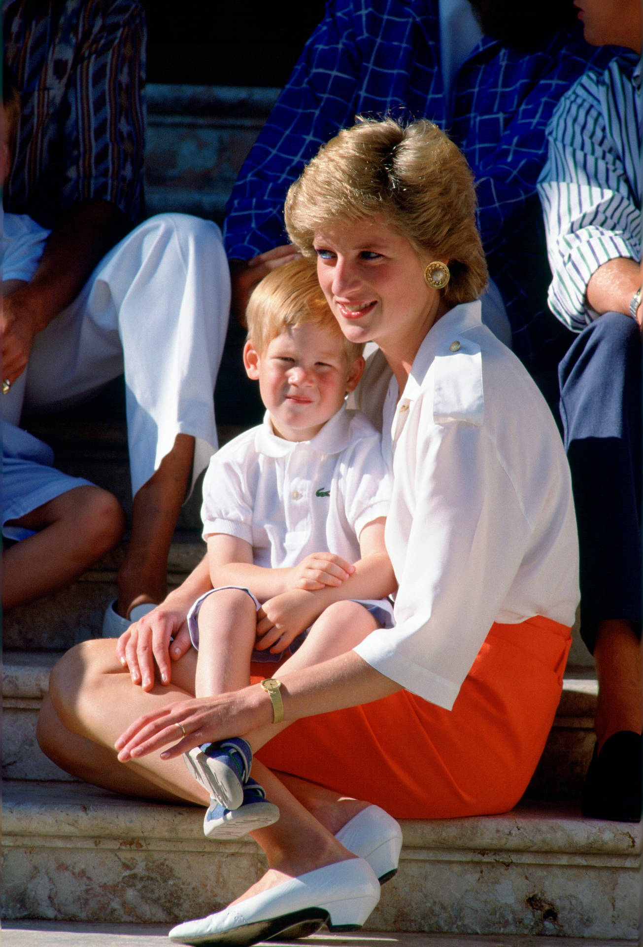 Prince Harry And Mother Princess Diana Background