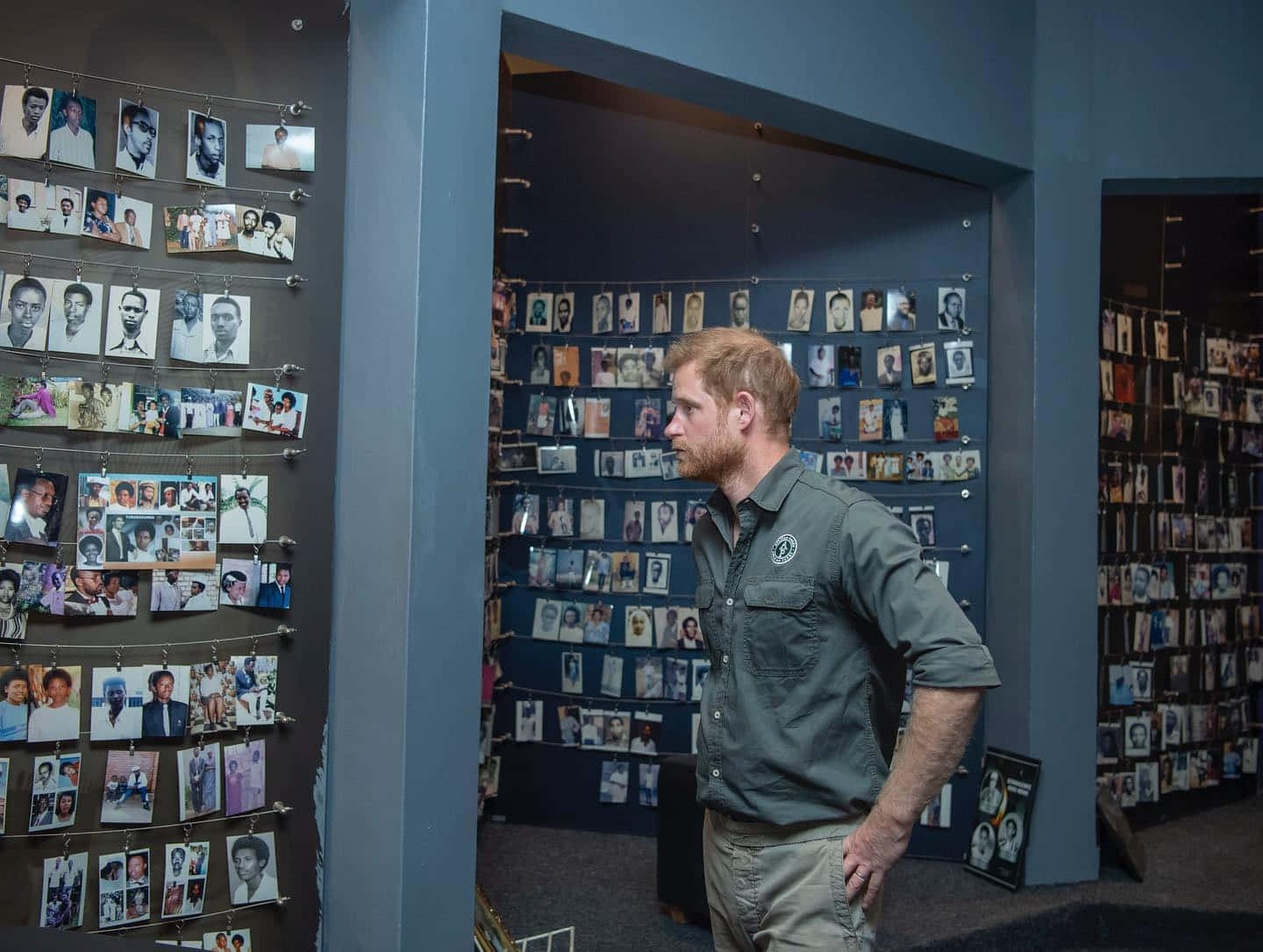 Prince Harry At Kigali Genocide Memorial Background