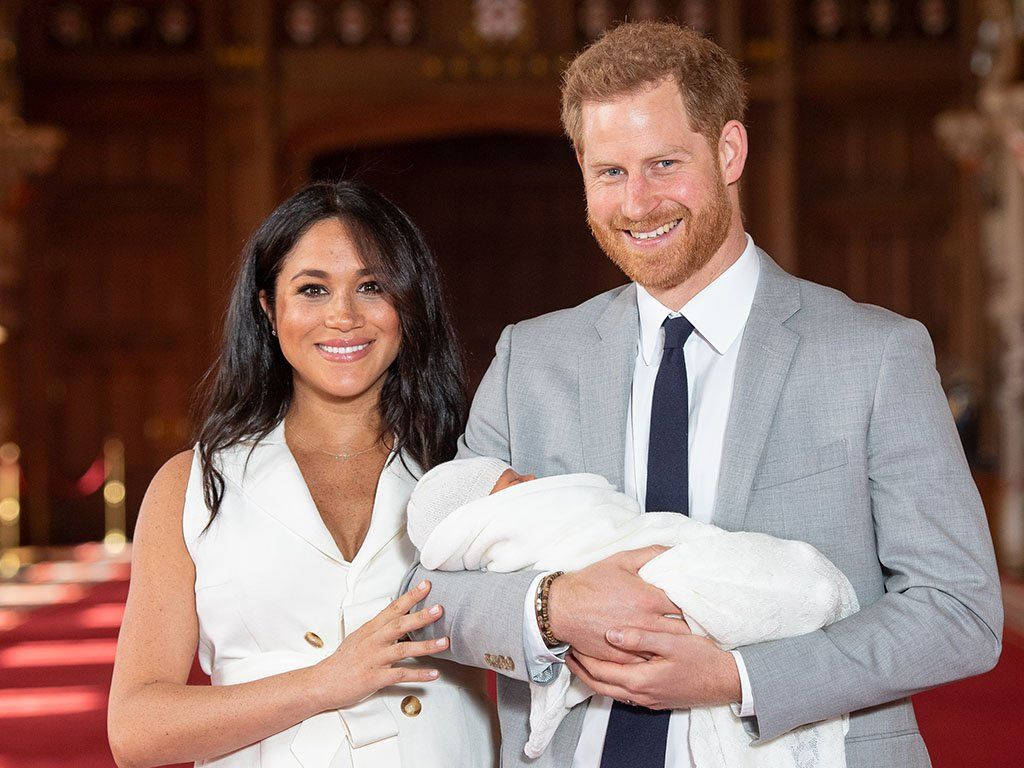 Prince Harry, Meghan Markle And Archie Background