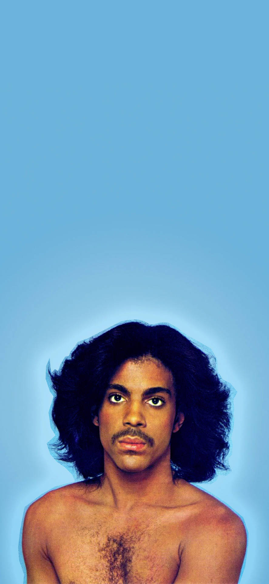 Prince Minimalist Blue Background
