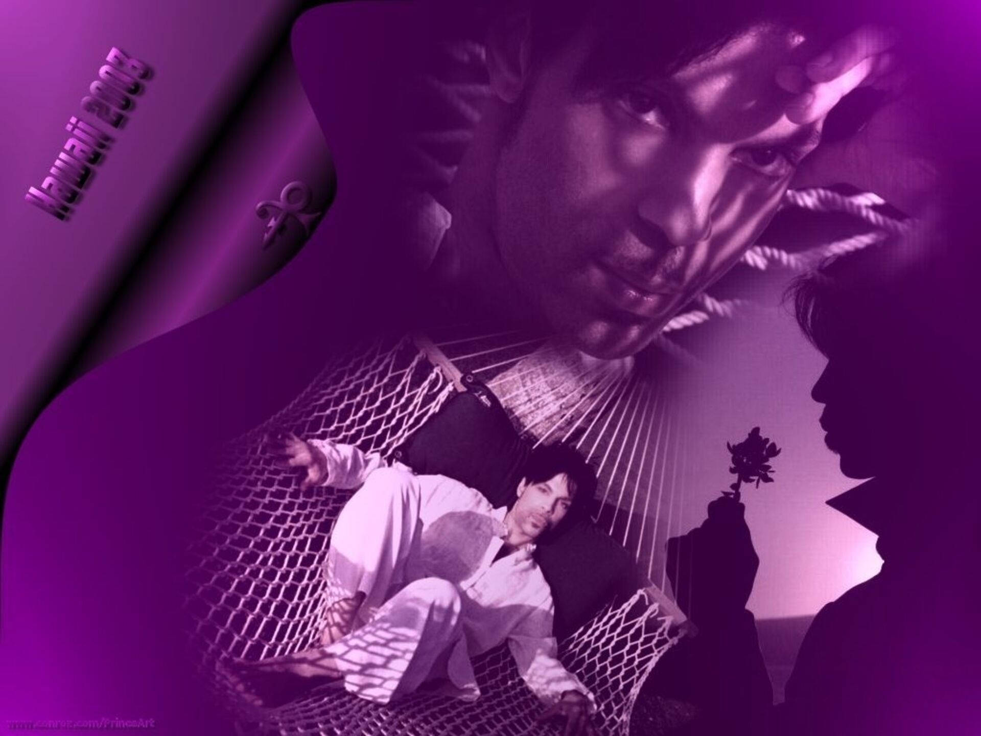 Prince Purple Art Background
