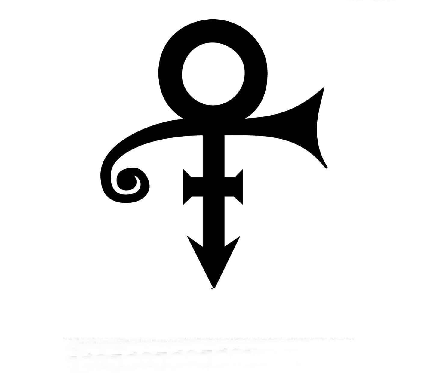 Prince Symbol Minimalist Black-and-white Background