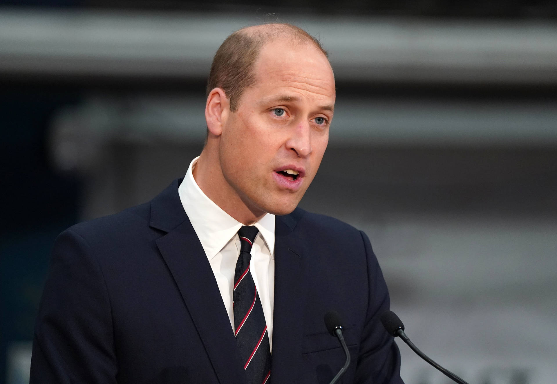 Prince William Delivering A Speech