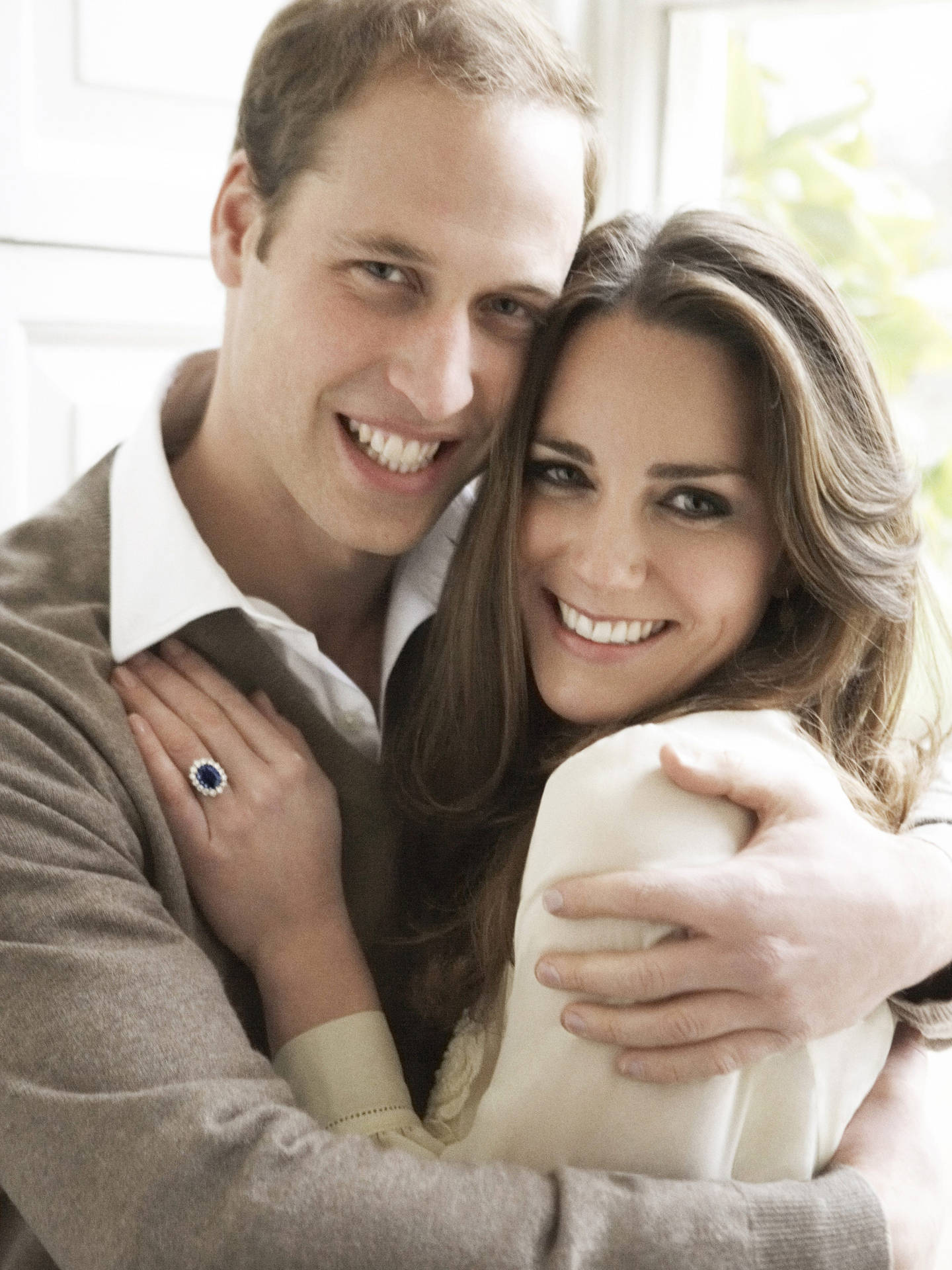 Prince William Embraces Kate Middleton With A Heartfelt Hug. Background