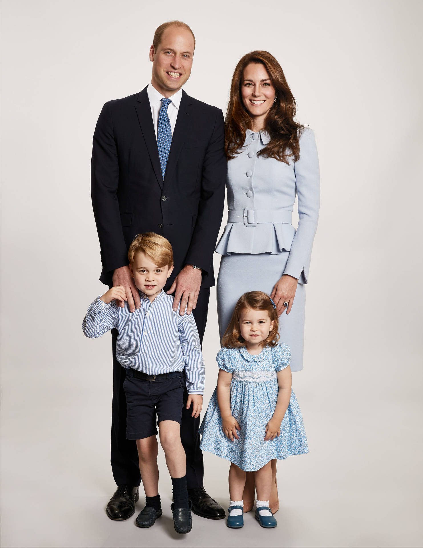 Prince William In Family Photo Background