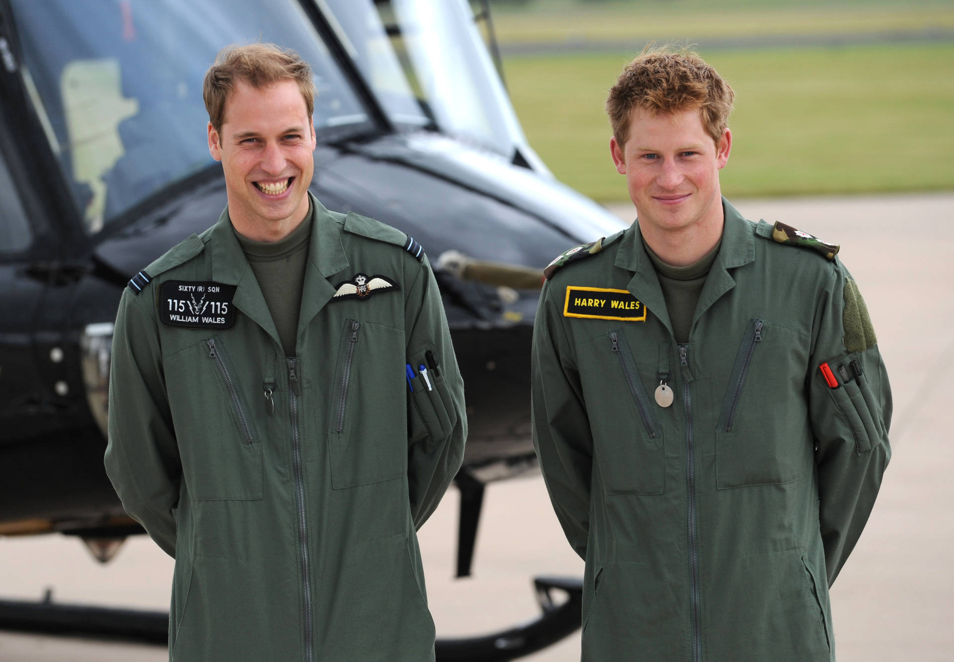 Prince William With Prince Harry Background