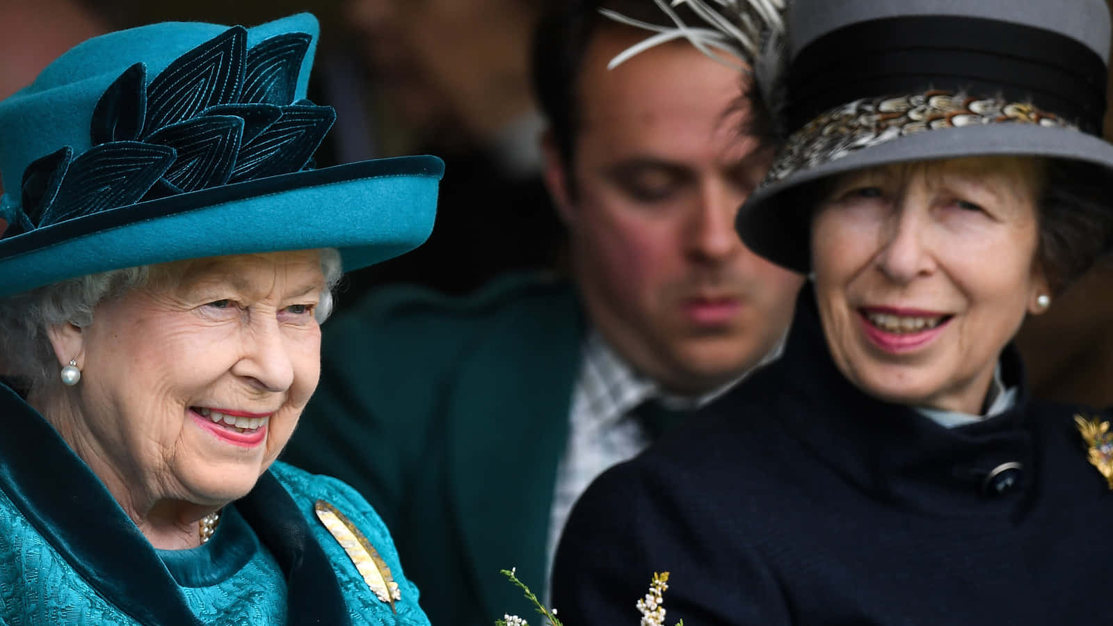 Princess Anne At Braemar Highland Gathering Background