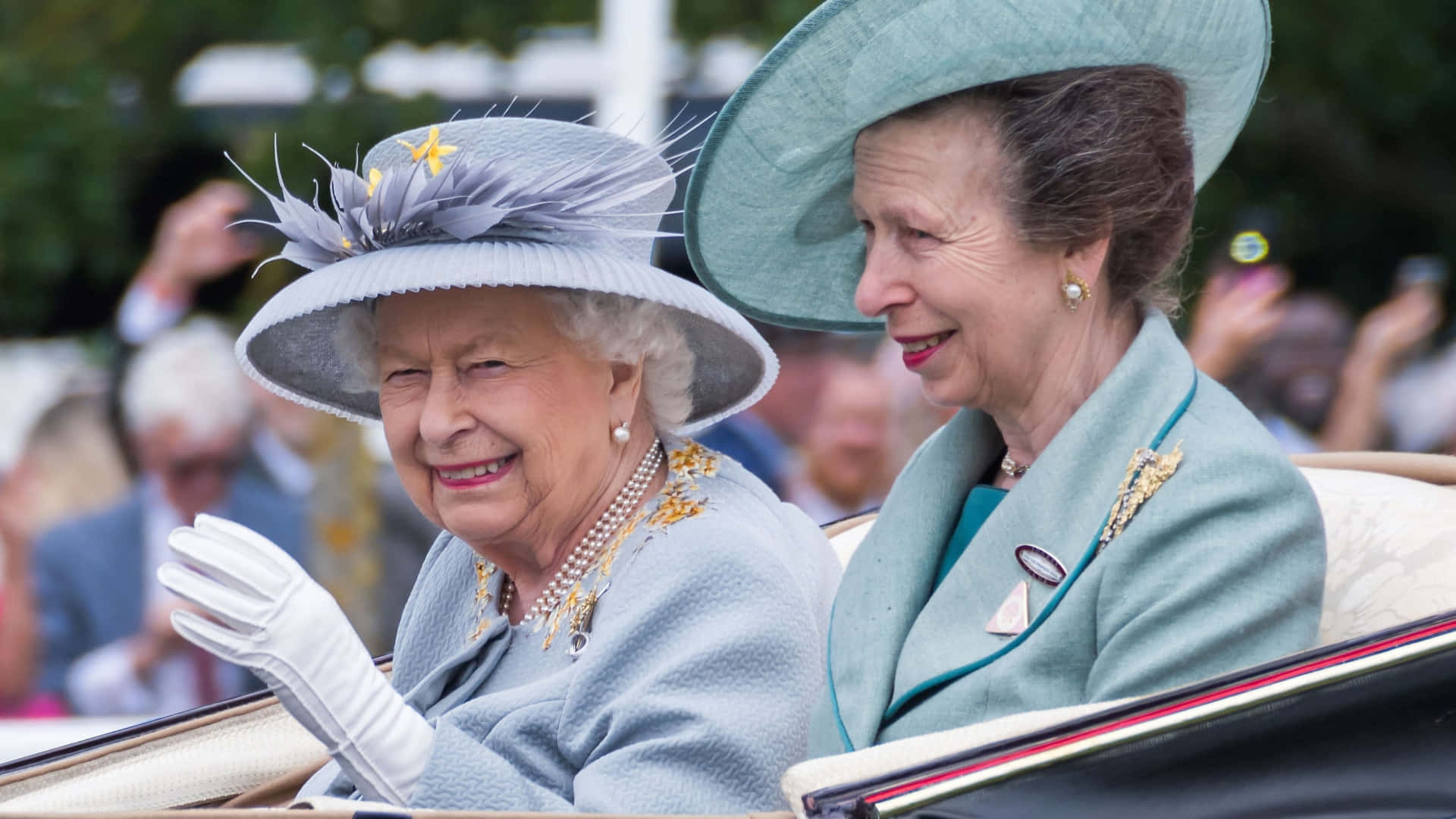 Princess Anne Attending The 2019 Royal Ascot Background
