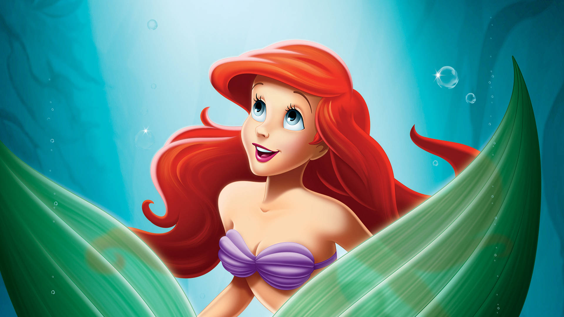 Princess Ariel With Tail Background