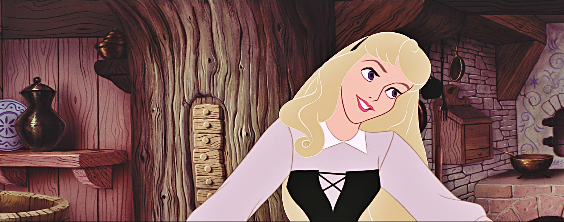 Princess Aurora Aesthetic Cartoon Disney Background