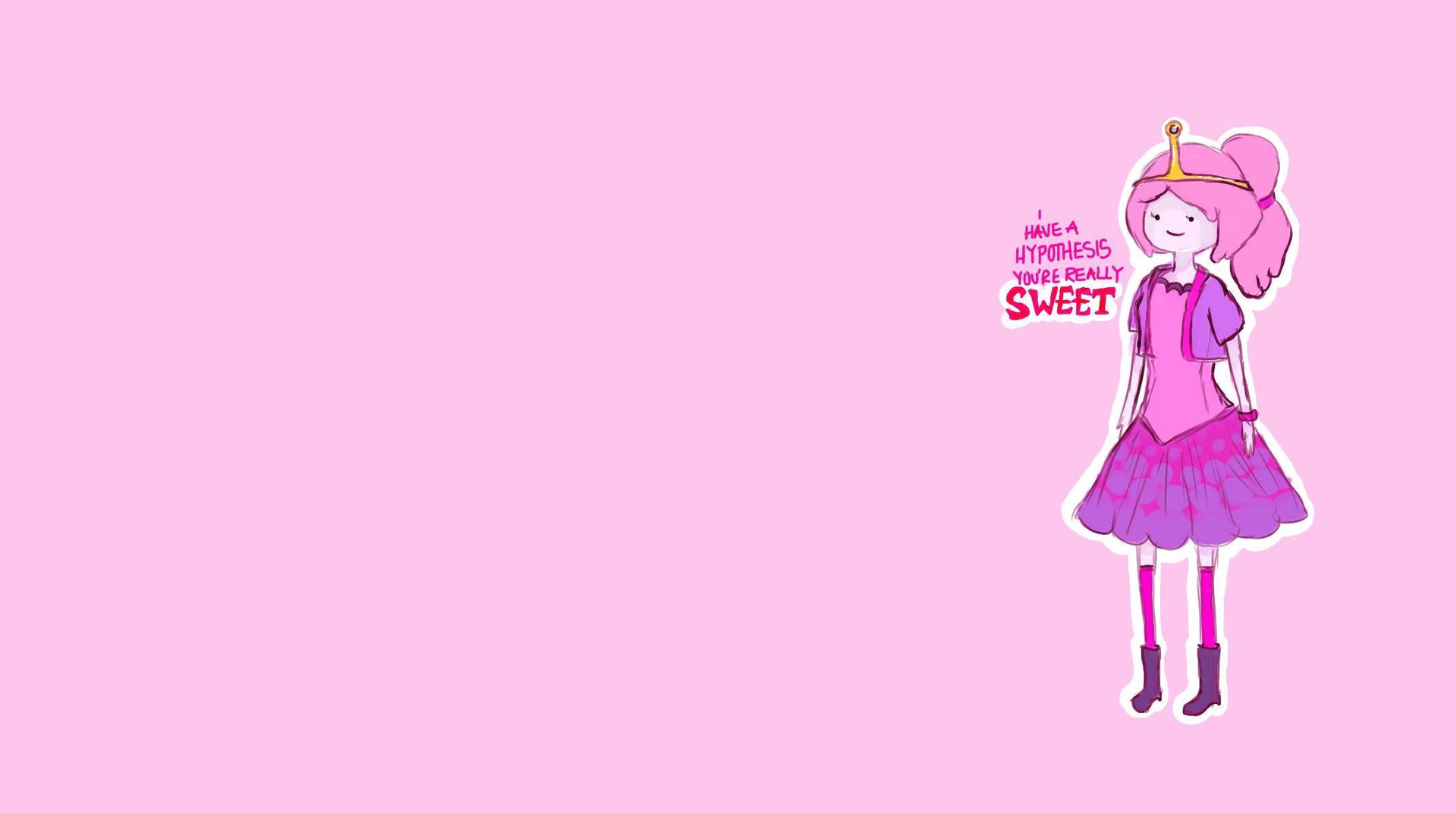Princess Bubblegum Pastel Pink Background