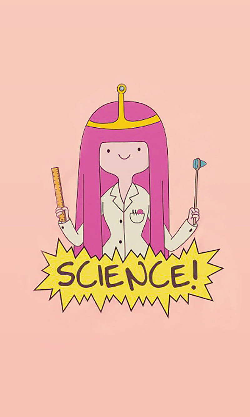 Princess Bubblegum Science Background