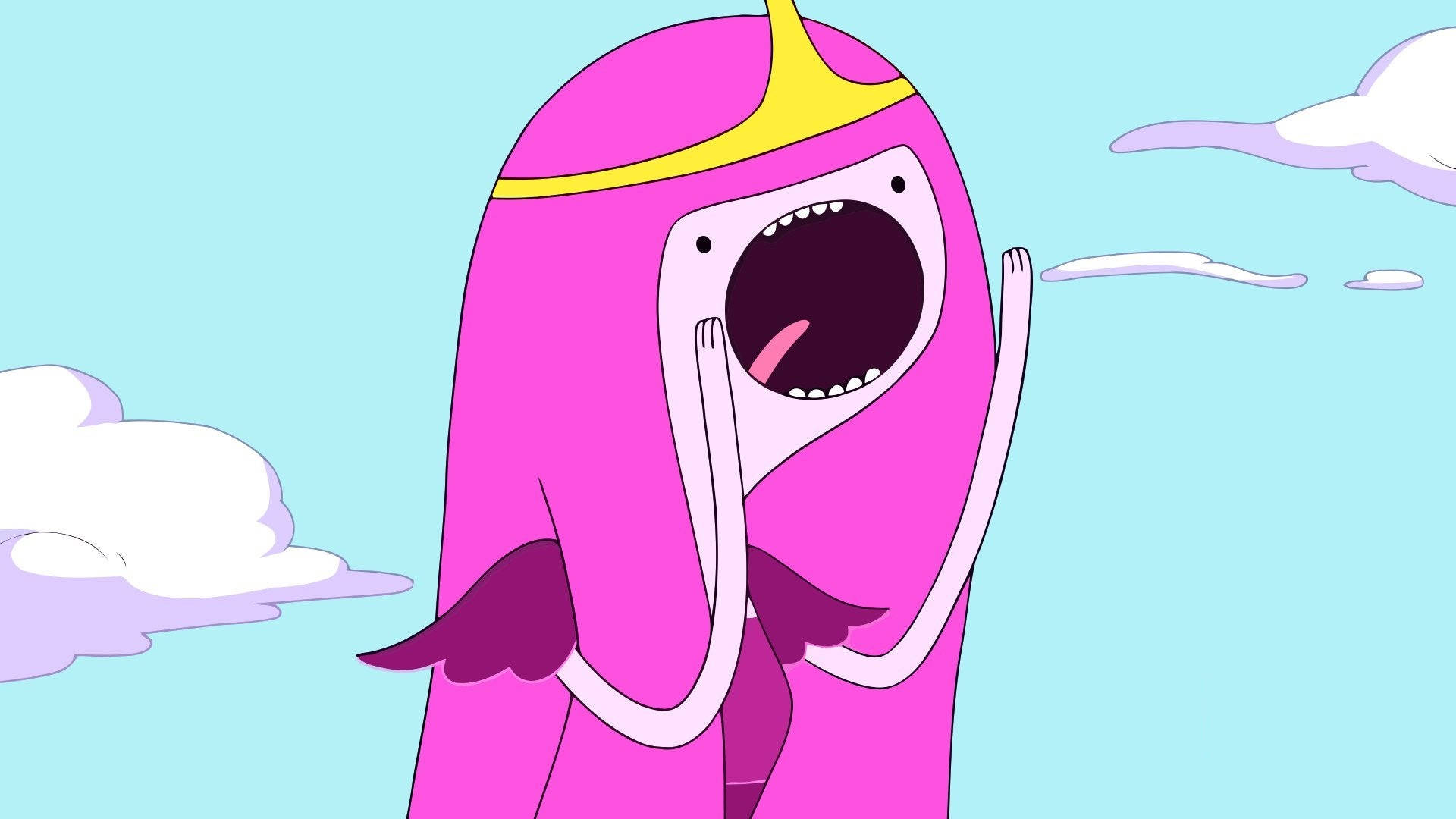 Princess Bubblegum Screaming Background