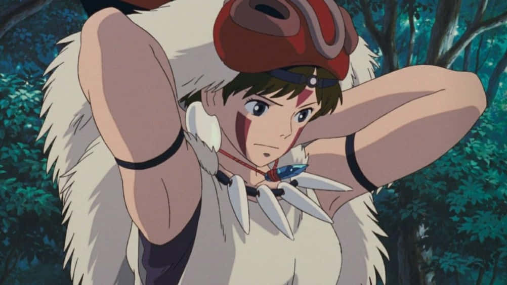 Princess Mononoke Fur Cape Studio Ghibli Background