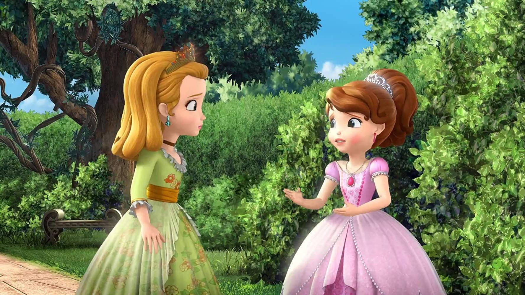 Princess Sofia And Amber Talking