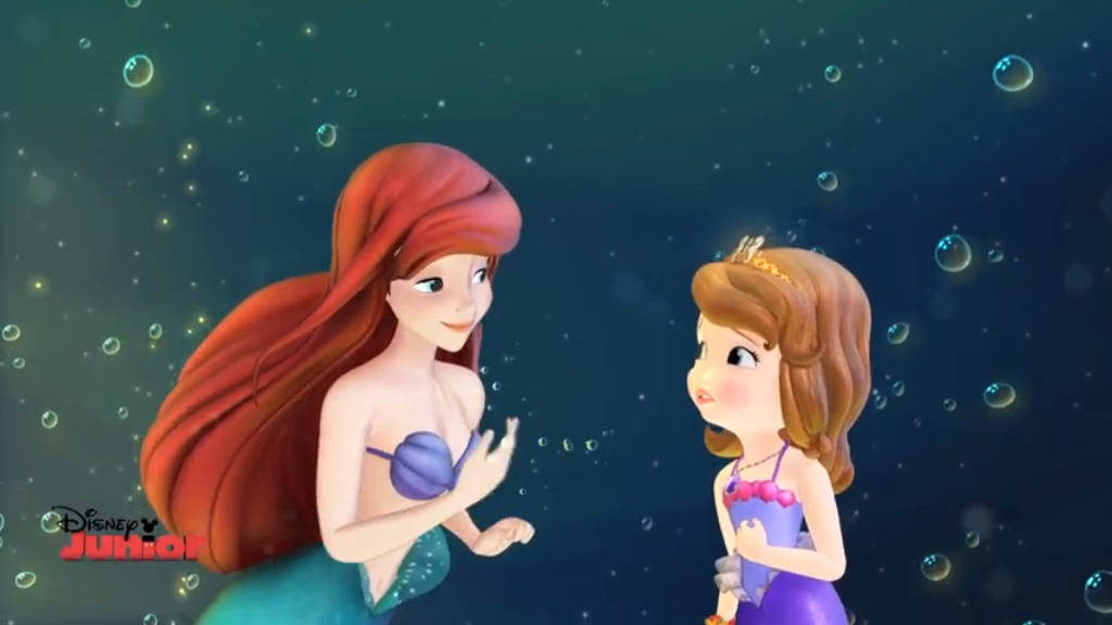 Princess Sofia And Little Mermaid