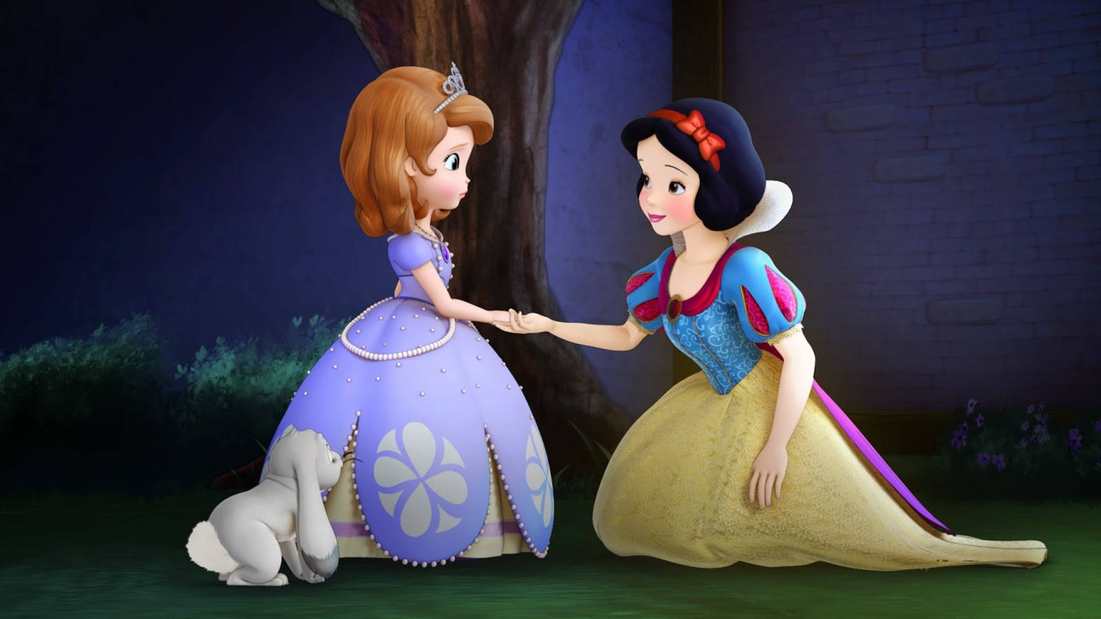 Princess Sofia And Snow White
