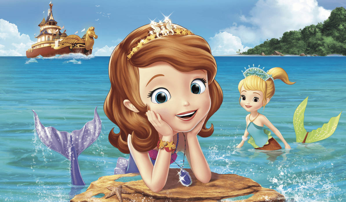 Princess Sofia As Young Mermaid Background
