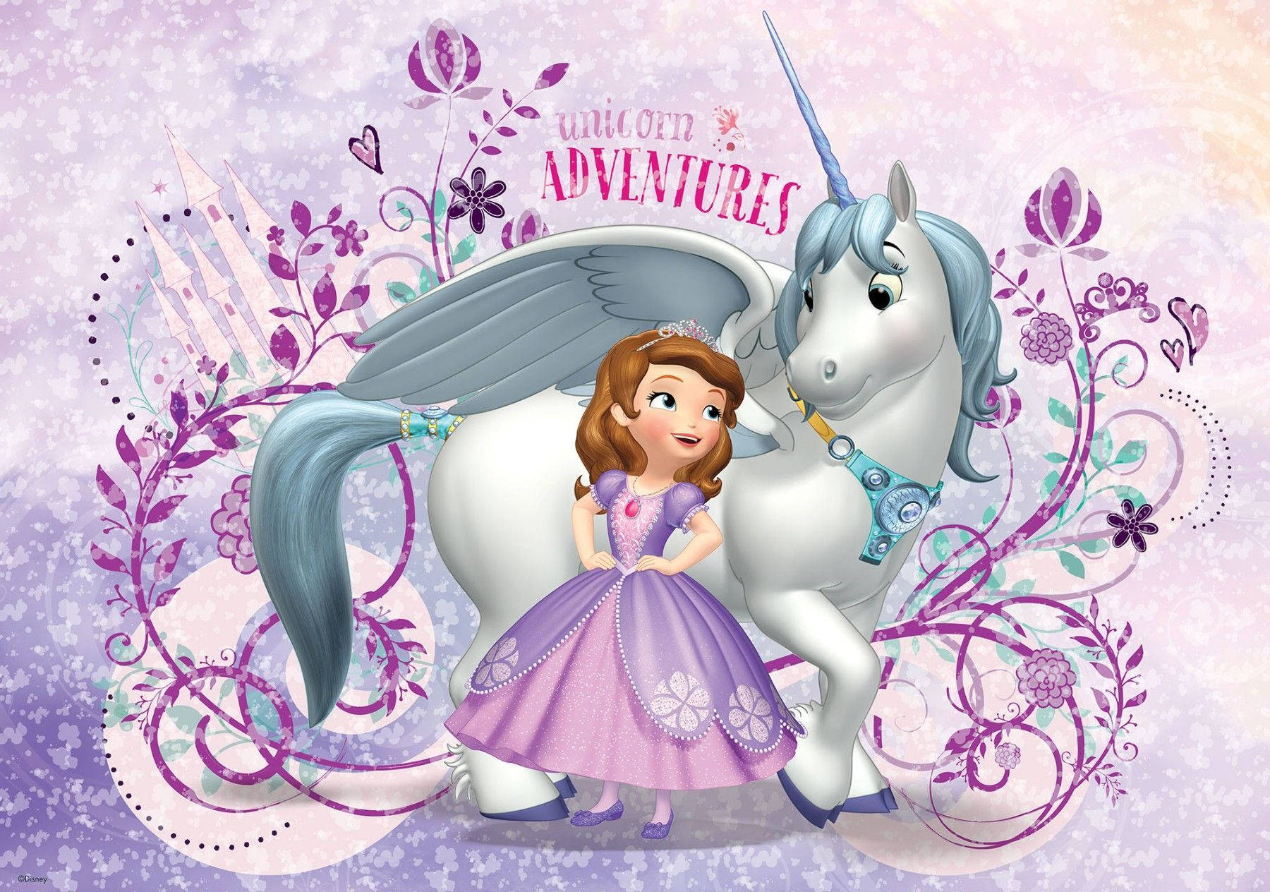 Princess Sofia With Fairy Unicorn