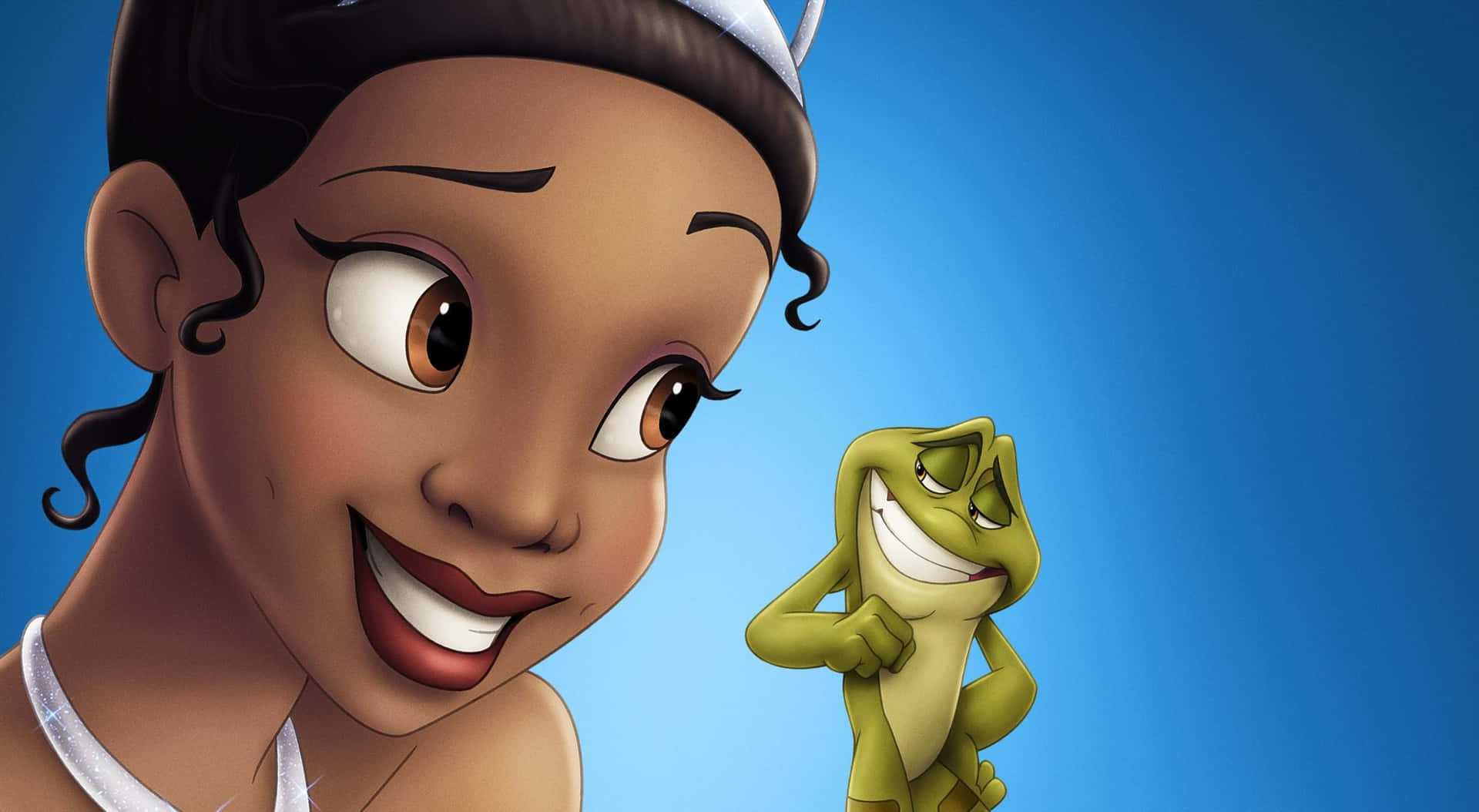 Princess Tiana And Prince Naveen As Frog