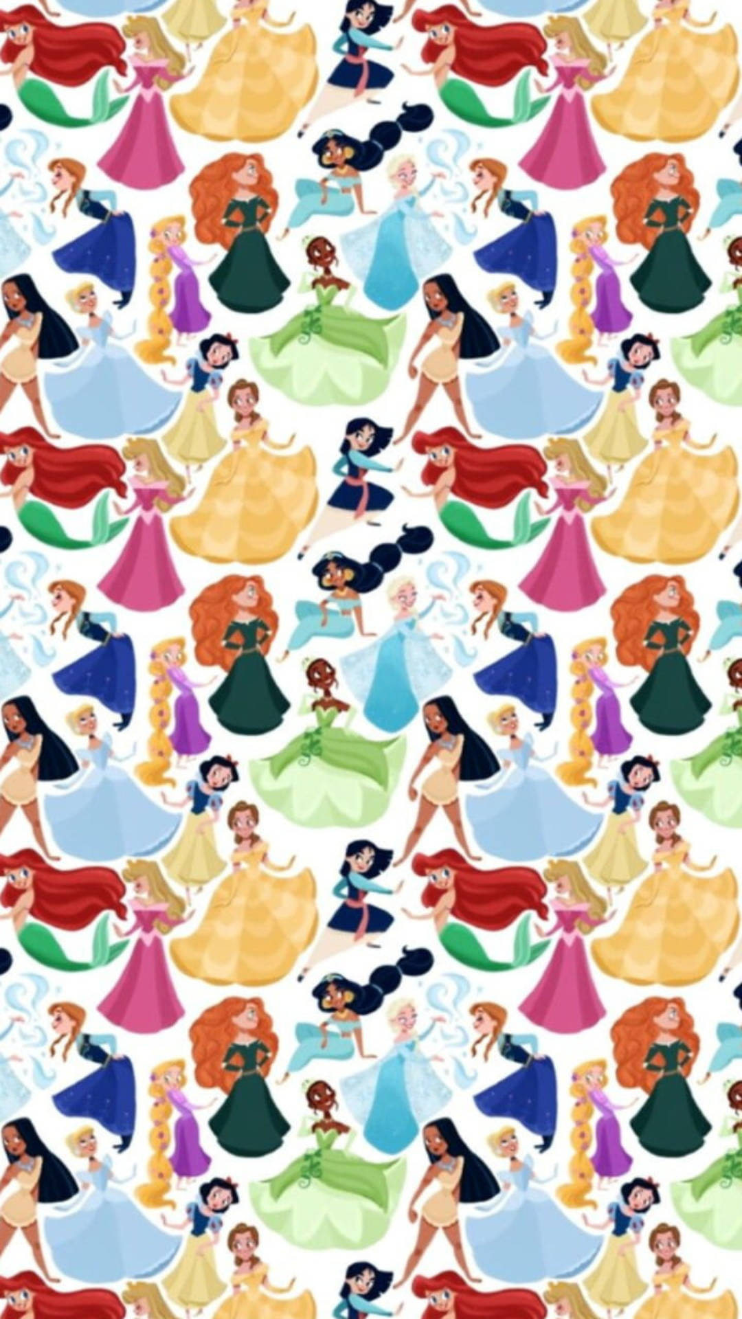 Princesses From Disney Phone Background