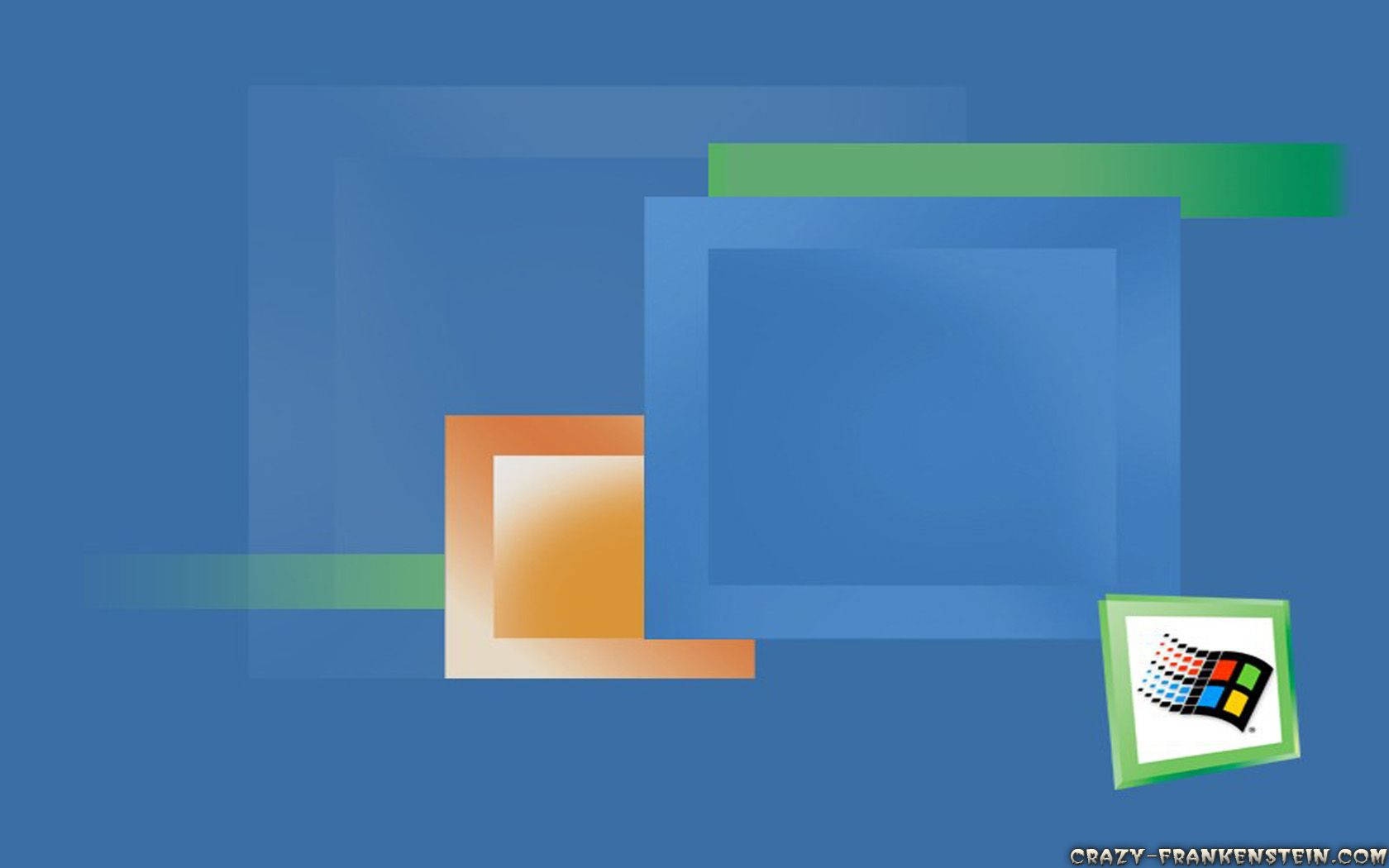 Prism Windows 95 In Blue Background