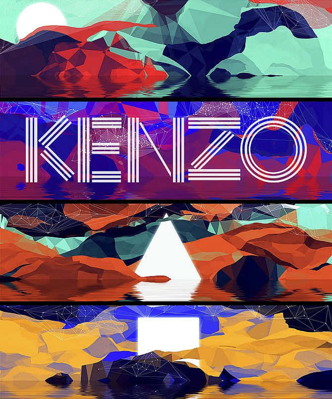 Prismatic Kenzo Art Background