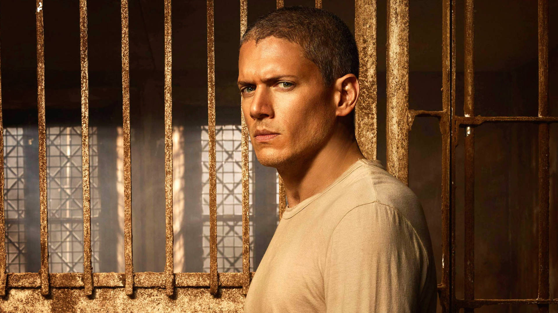 Prison Break Michael Scofield In Cell Background