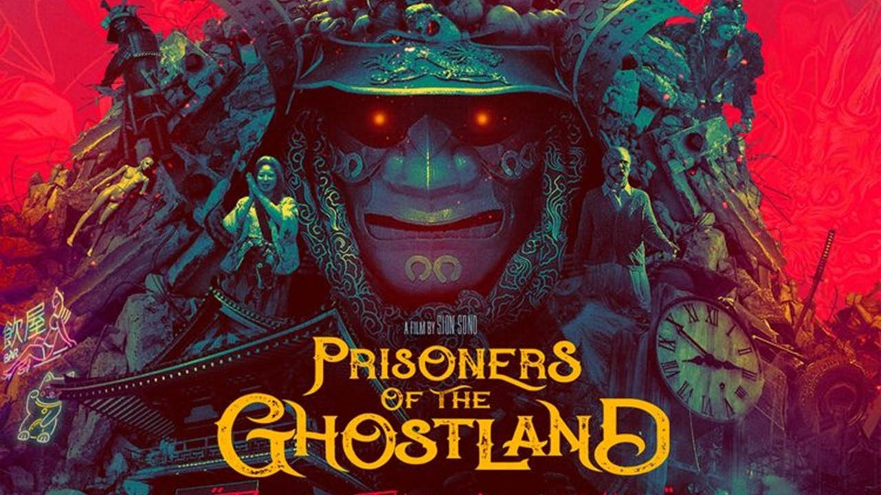 Prisoners Of The Ghostland Film Cover Background