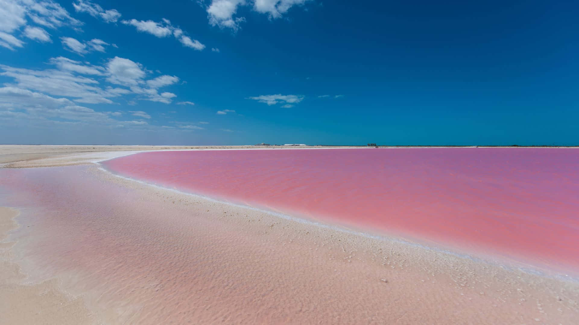 Pristine Pink Beach With Crystal Clear Waters